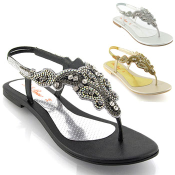 womens dressy flip flops